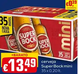 Bolama cerveja Super Bock mini promoção