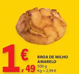 E.Leclerc Broa de milho amarelo promoção
