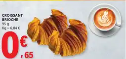 E.Leclerc Croissant brioche promoção