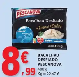 E.Leclerc Bacalhau desfiado pescanova promoção