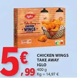 E.Leclerc Chicken wings take away iglo promoção
