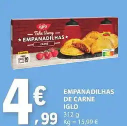 E.Leclerc Empanadilhas de carne iglo promoção