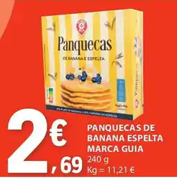E.Leclerc Panquecas de banana espelta marca guia promoção