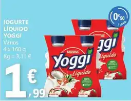 E.Leclerc Iogurte líquido yoggi promoção