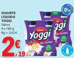 E.Leclerc Iogurte líquido yoggi promoção