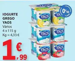 E.Leclerc Iogurte grego yaos promoção