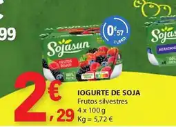 E.Leclerc Iogurte de soja promoção