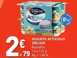 E.Leclerc Iogurte actifidus délisse promoção