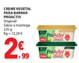 E.Leclerc Creme vegetal para barrar proactiv promoção
