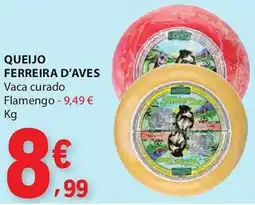 E.Leclerc Queijo ferreira d'aves vaca curado promoção