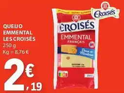 E.Leclerc Queijo emmental les croisés promoção