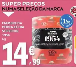 E.Leclerc Fiambre da perna extra superior 1954 promoção