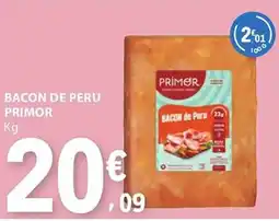 E.Leclerc Bacon de peru primor promoção