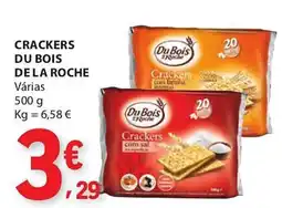 E.Leclerc Crackers du bois de la roche promoção