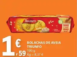 E.Leclerc Bolachas de aveia triunfo promoção
