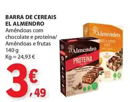 E.Leclerc Barra de cereais el almendro promoção