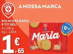E.Leclerc Bolachas maria p'tit déli promoção
