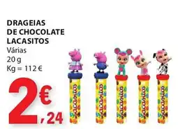 E.Leclerc Drageias de chocolate lacasitos promoção