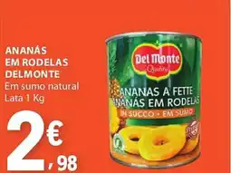 E.Leclerc Ananás em rodelas delmonte promoção