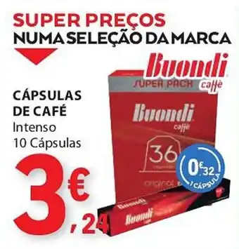 E.Leclerc Cápsulas de café promoção