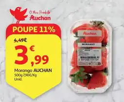 Auchan Morango AUCHAN promoção