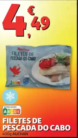 Auchan Filetes de pescada-do-cabo promoção