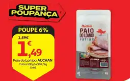 Minipreço Paio do Lombo AUCHAN promoção