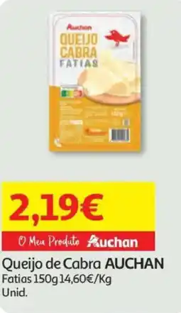 Minipreço Queijo de Cabra AUCHAN Fatias promoção