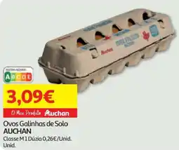 Minipreço Ovos Galinhas de Solo AUCHAN promoção
