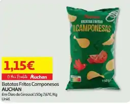 Minipreço Batatas Fritas Camponesas AUCHAN promoção
