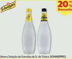 Minipreço Numa Seleção de Garrafas de 1L de Tónica SCHWEPPES promoção