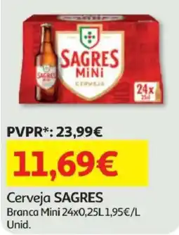 Minipreço Cerveja SAGRES promoção