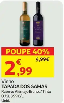Minipreço Vinho TAPADA DOS GAMAS promoção