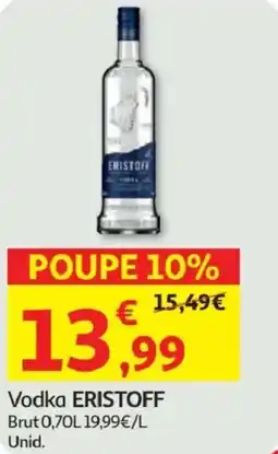 Minipreço Vodka ERISTOFF promoção
