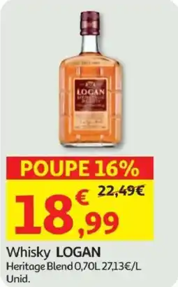 Minipreço Whisky LOGAN promoção