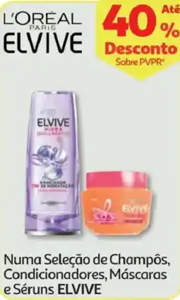 Minipreço Numa Seleção de Champôs, Condicionadores, Máscaras e Séruns ELVIVE promoção