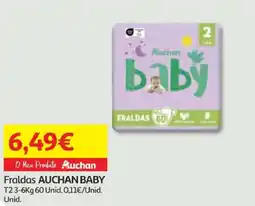 Minipreço Fraldas AUCHAN BABY promoção
