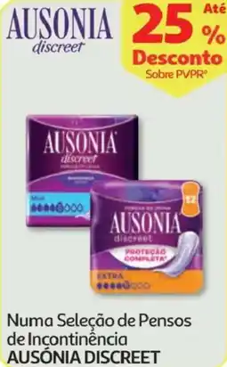 Minipreço Numa Seleção de Pensos de Incontinência AUSÓNIA DISCREET promoção