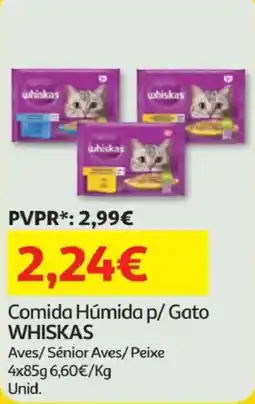 Minipreço Comida Húmida p/ Gato WHISKAS promoção