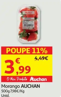 Auchan Morango AUCHAN promoção