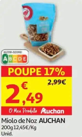Auchan Miolo de Noz AUCHAN promoção