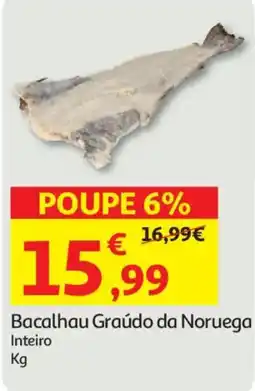 Auchan Bacalhau Graúdo da Noruega promoção