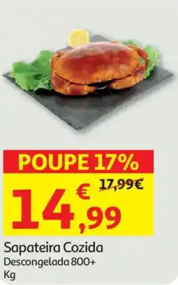 Auchan Sapateira Cozida Descongelada 800+ promoção