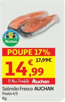 Auchan Salmão Fresco AUCHAN promoção