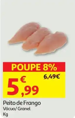 Auchan Peito de Frango Vácuo/Granel promoção