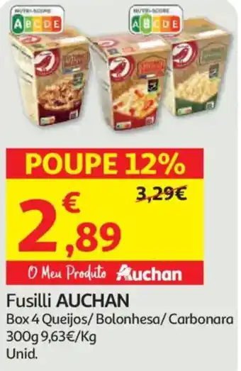 Auchan Fusilli AUCHAN promoção