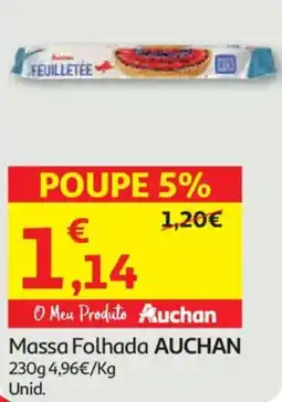 Auchan Massa Folhada AUCHAN promoção