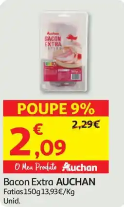 Auchan Bacon Extra AUCHAN Fatias promoção