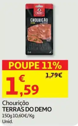 Auchan Chourição TERRAS DO DEMO promoção
