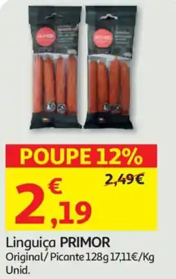 Auchan Linguiça PRIMOR promoção